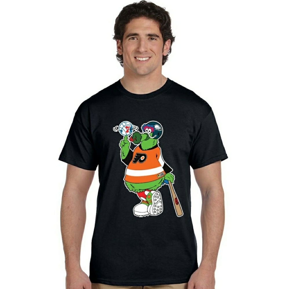 Phillies Phanatic Custom Fan Art Tee Shirt 2XL or 3XL
